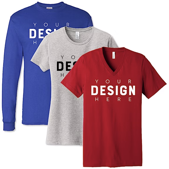 Custom women's apparel, personalized women's clothing, branded women's shirts, embroidered women's wear, screen-printed women's t-shirts