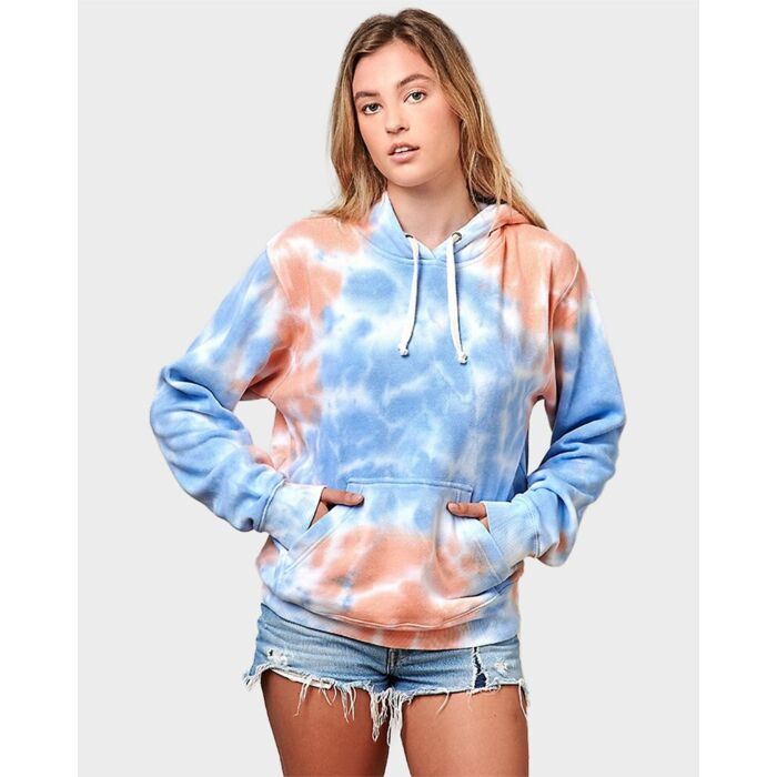 Tie-Dyed Fleece Hooded Sweatshirt Thumbnail