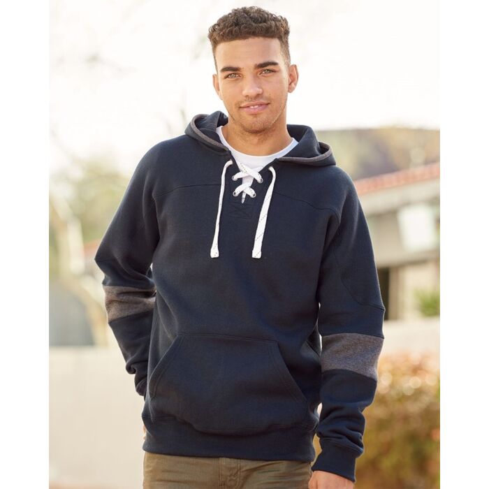 Sport Lace Colorblocked Fleece Hooded Sweatshirt Thumbnail