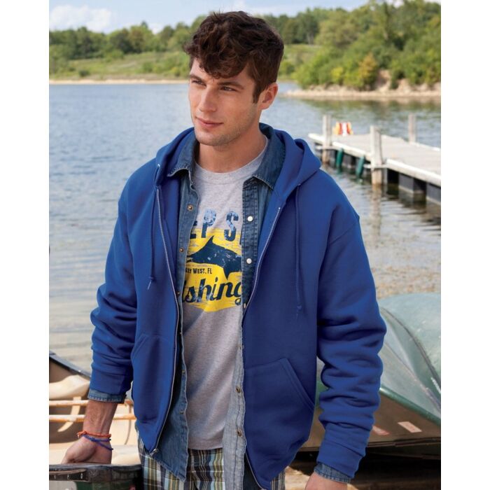 Super Sweats NuBlend® Full-Zip Hooded Sweatshirt Thumbnail