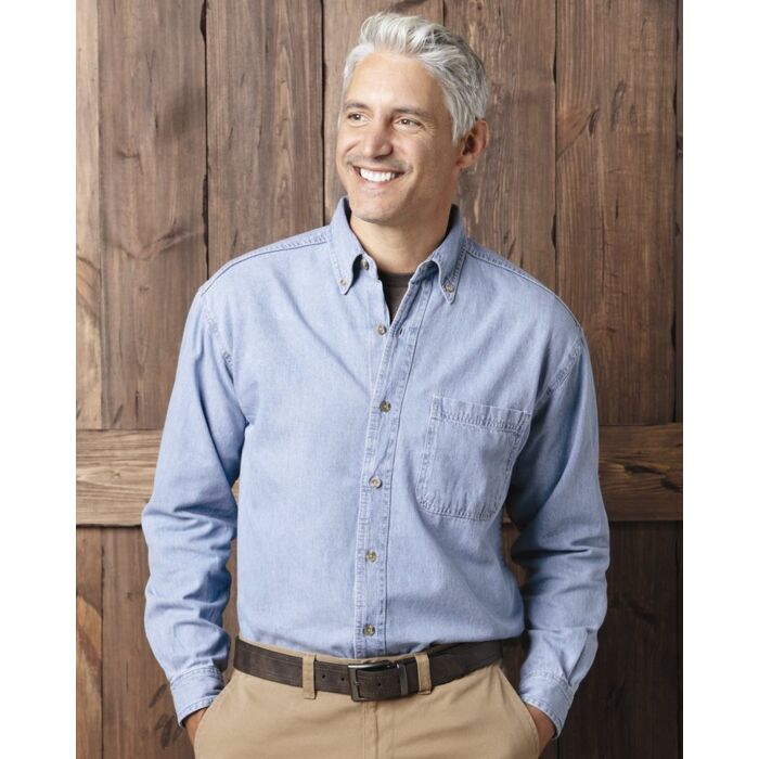 Denim Long Sleeve Shirt Thumbnail