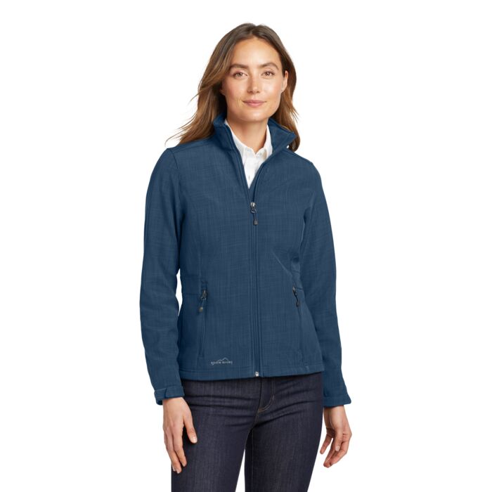 Women's Shaded Crosshatch Soft Shell Jacket Thumbnail