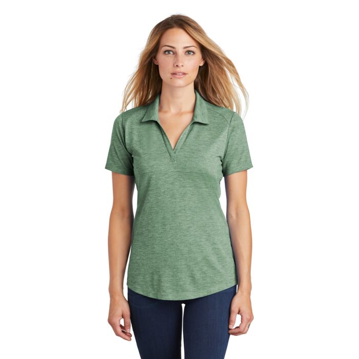 Women's PosiCharge ® Tri Blend Wicking Polo Thumbnail