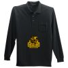 Long Sleeve Silk Touch Polo with Pocket Thumbnail