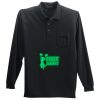 Long Sleeve Silk Touch Polo with Pocket Thumbnail