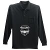 Long Sleeve Silk Touch Polo with Pocket Thumbnail