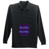 Long Sleeve Silk Touch Polo with Pocket Thumbnail