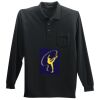Long Sleeve Silk Touch Polo with Pocket Thumbnail