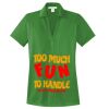 Women's Performance Fine Jacquard Polo Thumbnail