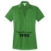 Women's Performance Fine Jacquard Polo Thumbnail